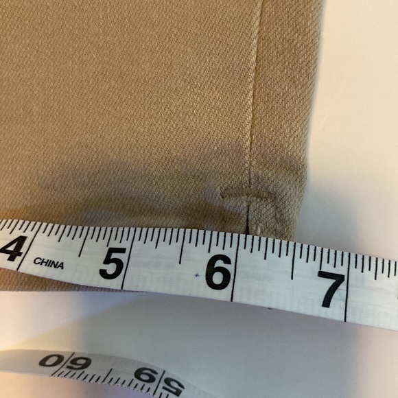 Lane Bryant khaki colored jeans  capri straight leg size 16 - Picture 8 of 10